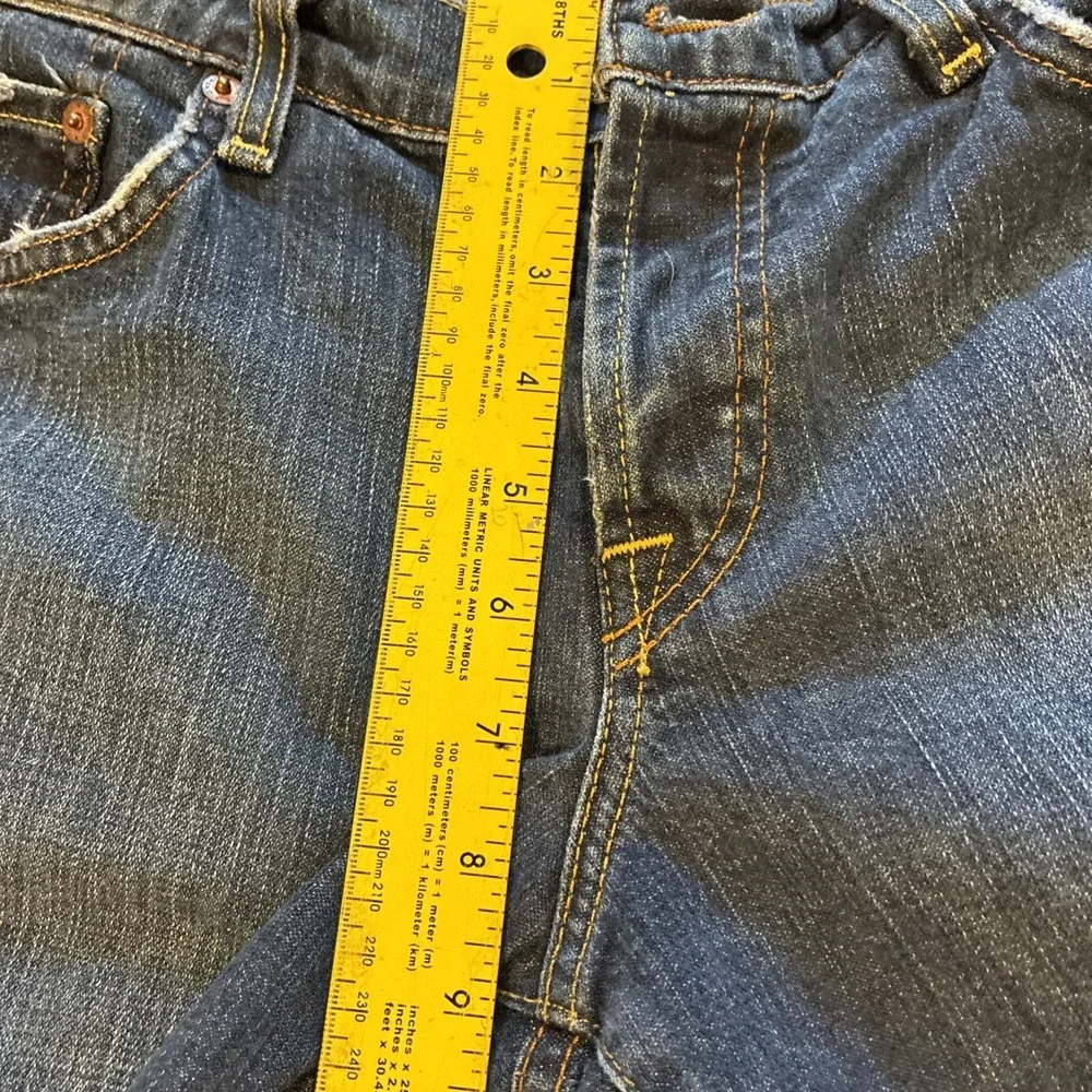 Vintage Women's Jeans Lucky Brand 6/28 Blue Easy Rider Straight USA Button Fly - Picture 3 of 12